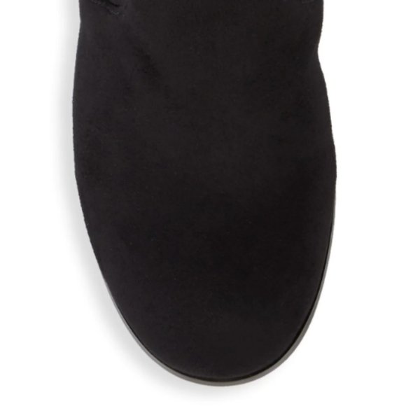 Saks Fifth Avenue Microsuede Black Over The Knee Tall Boots - Picture 5 of 8